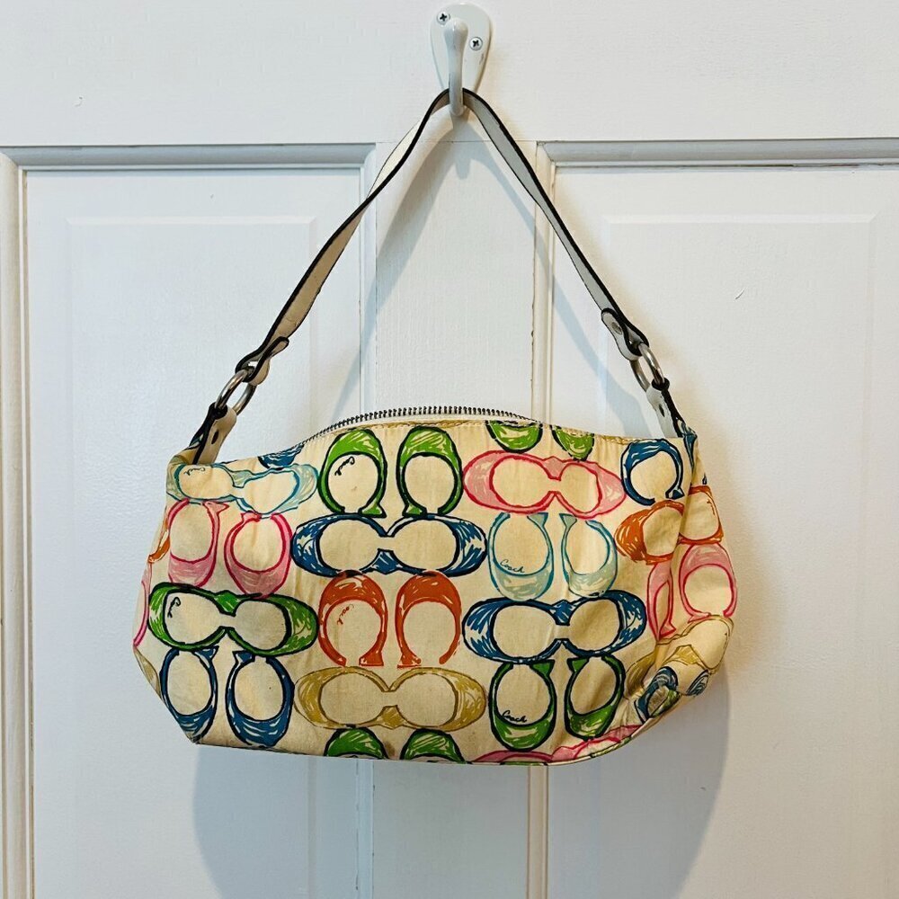 Vintage Y2K 2000 Hobo Coach Handbag Purse Bag - Picture 6 of 6